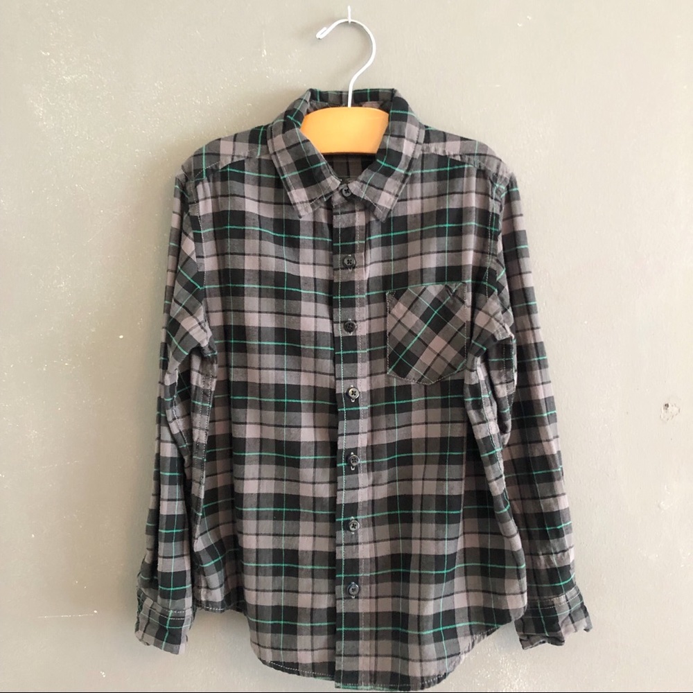 Boys Shaun White Cool Plaid Button Down
